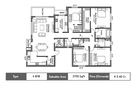 Godrej Whitefield Villas Floor Plan